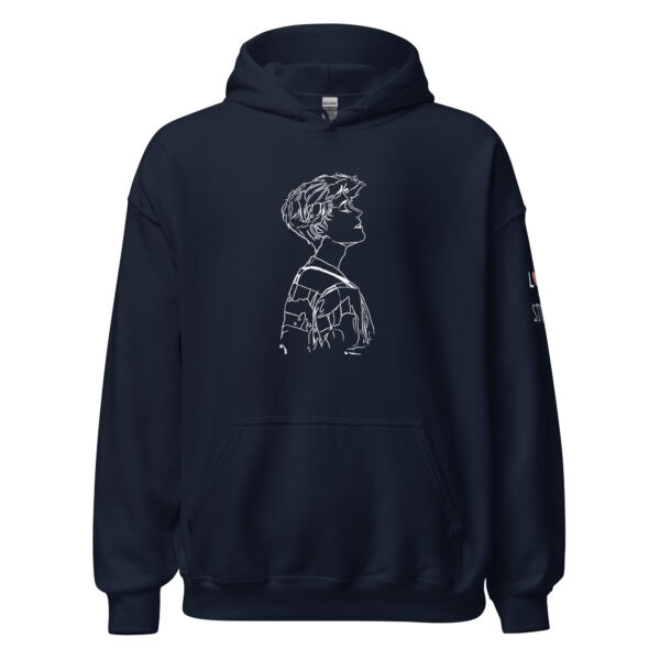 Unisex Hoodie - Love Sketch - Image 3